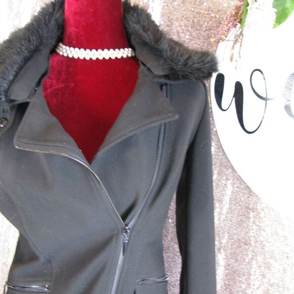 WHBM black coat XS - Picture 5 of 12